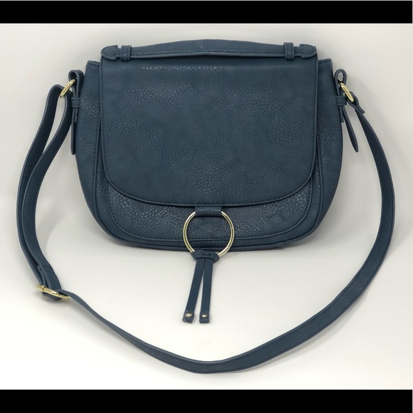 Satchel Purse Blue Grey +NEW+ - Picture 4 of 7